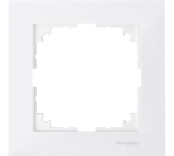 1-ая рамка Systeme Electric Merten SM M-Pure Полярно-Бел SE MTN4010-3619