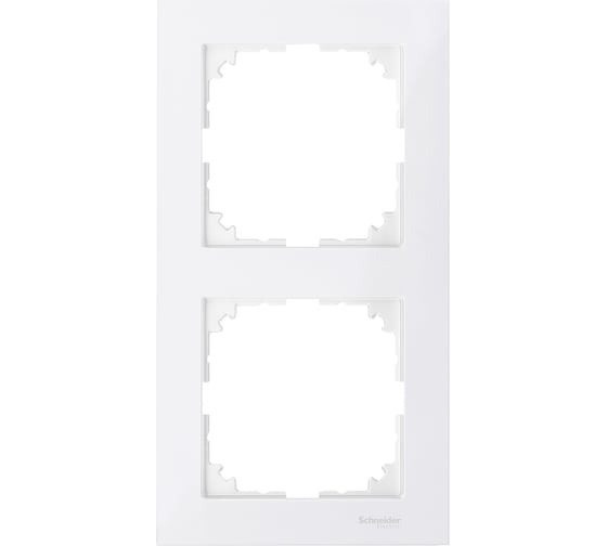 2-ая рамка Systeme Electric Merten SM M-Pure Полярно-Бел SE MTN4020-3619 1