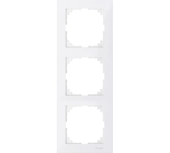 3-ая рамка Systeme Electric Merten SM M-Pure Полярно-Бел SE MTN4030-3619 1