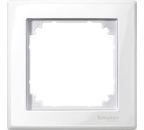 1-ая рамка Systeme Electric Merten SM M-Smart Бел глянец SE MTN478119