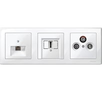 3-ая рамка Systeme Electric Merten SM M-Smart Бел глянец SE MTN478319
