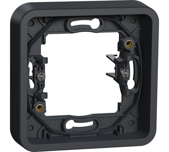 1-ая рамка Systeme Electric Mureva Styl Антрацит с винтами IP55 MUR34108 1