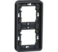 2-ая рамка Systeme Electric Mureva Styl Антрацит, вертикальная, IP55 SE MUR34151