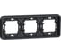 3-ая рамка Systeme Electric Mureva Styl Антрацит, горизонтальная, IP55 MUR34109 1