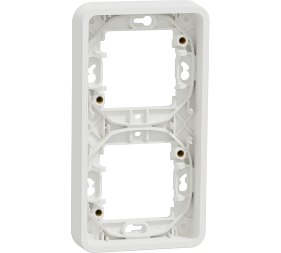 2-ая рамка Systeme Electric Mureva Styl Бел вертикальная, IP55 SE MUR39151 1