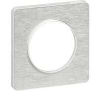 1-ая рамка Systeme Electric Odace Алюминий Мартель/Бел SE S52P802K
