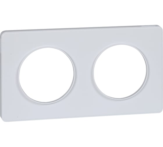 2-ая рамка Systeme Electric Odace Бел SE S52P804 1