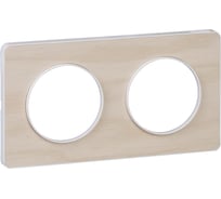 2-ая рамка Systeme Electric Odace Бук/Бел SE S52P804M