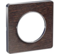 1-ая рамка Systeme Electric Odace Венге/Алюминий SE S53P802P