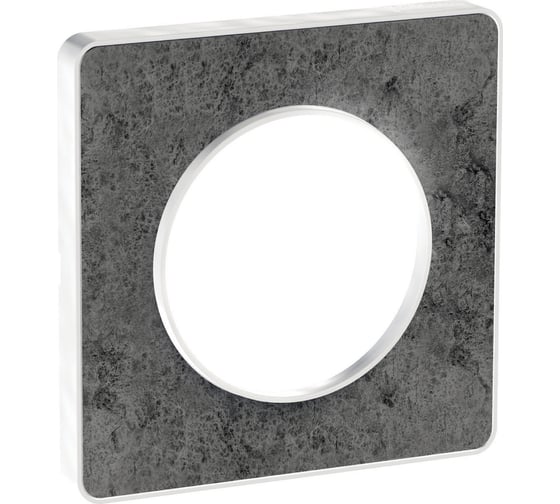 1-я рамка Systeme Electric Odace Морской камень/Бел SE S52P802U