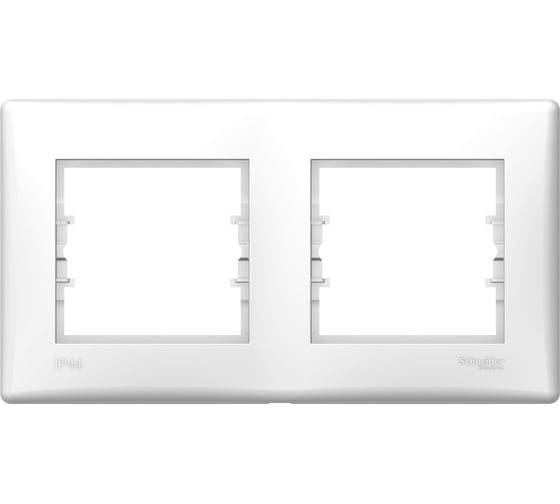 2-ая горизонтальная рамка Systeme Electric Sedna Белый IP44 SE SDN5810621 1