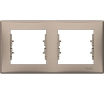 2-ая горизонтальная рамка Systeme Electric Sedna Титан SE SDN5800368