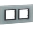 2-ая рамка Systeme Electric Unica Class Матовое стекло SE MGU68.004.7C3 1