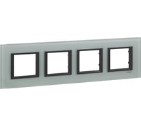 4-ая рамка Systeme Electric Unica Class Матовое стекло SE MGU68.008.7C3
