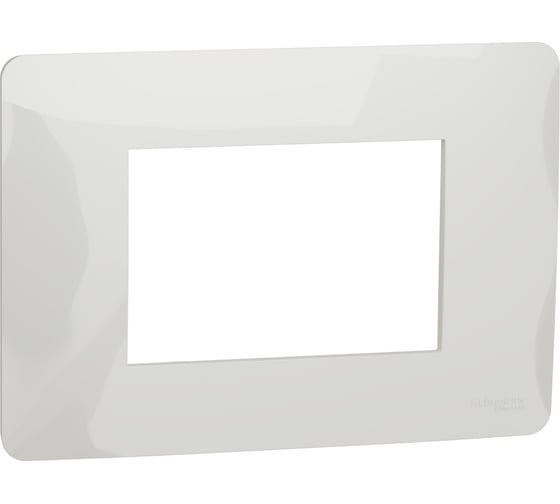 Рамка Systeme Electric Unica Modular Белый 3-модульная SE NU210318 1