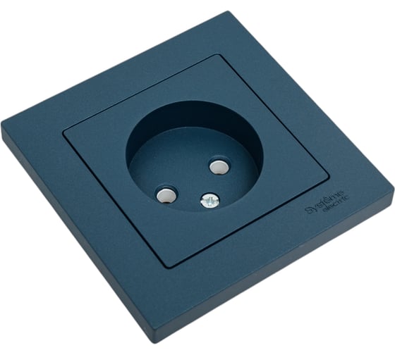 Розетка Systeme Electric AtlasDesign Изумруд б/з, 16А, в сборе SE ATN000840