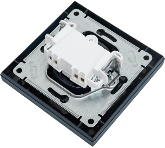 Розетка Systeme Electric AtlasDesign Изумруд б/з, 16А, в сборе SE ATN000840
