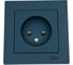 Розетка Systeme Electric AtlasDesign Изумруд б/з, 16А, в сборе SE ATN000840 1