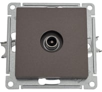 Розетка TV Systeme Electric AtlasDesign Мокко проходная 4DB, механизм SE ATN000692