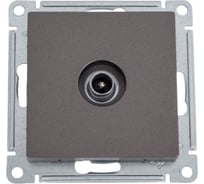 Розетка TV Systeme Electric AtlasDesign Мокко проходная 4DB, механизм SE ATN000692