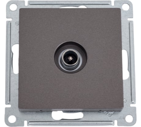 Розетка TV Systeme Electric AtlasDesign Мокко проходная 4DB, механизм SE ATN000692