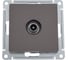 Розетка TV Systeme Electric AtlasDesign Мокко проходная 4DB, механизм SE ATN000692 1