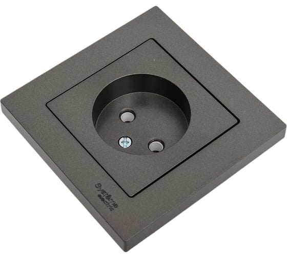 Розетка Systeme Electric AtlasDesign Мокко б/з, 16А, в сборе SE ATN000640