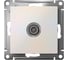Розетка TV Systeme Electric AtlasDesign Жемчуг проходная 4DB, механизм SE ATN000492 2