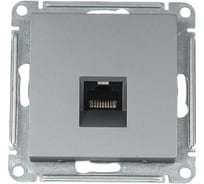 Компьютерная розетка Systeme Electric AtlasDesign Сталь RJ45, механизм SE ATN000983