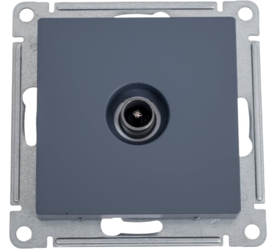 Розетка TV Systeme Electric AtlasDesign Грифель проходная 4DB, механизм SE ATN000792 1