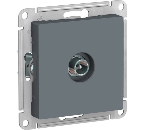 Розетка TV Systeme Electric AtlasDesign Грифель проходная 4DB, механизм SE ATN000792