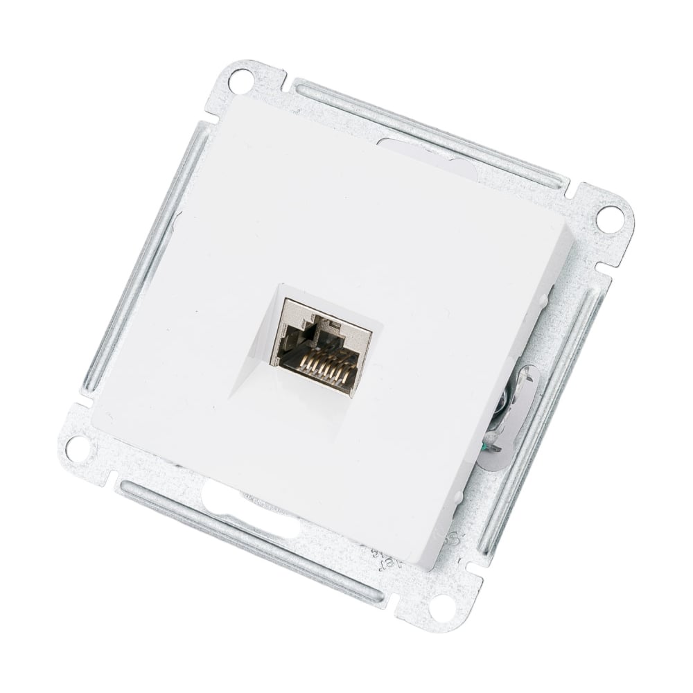 Компьютерная розетка Systeme Electric AtlasDesign Белый RJ45, кат. 6A ...