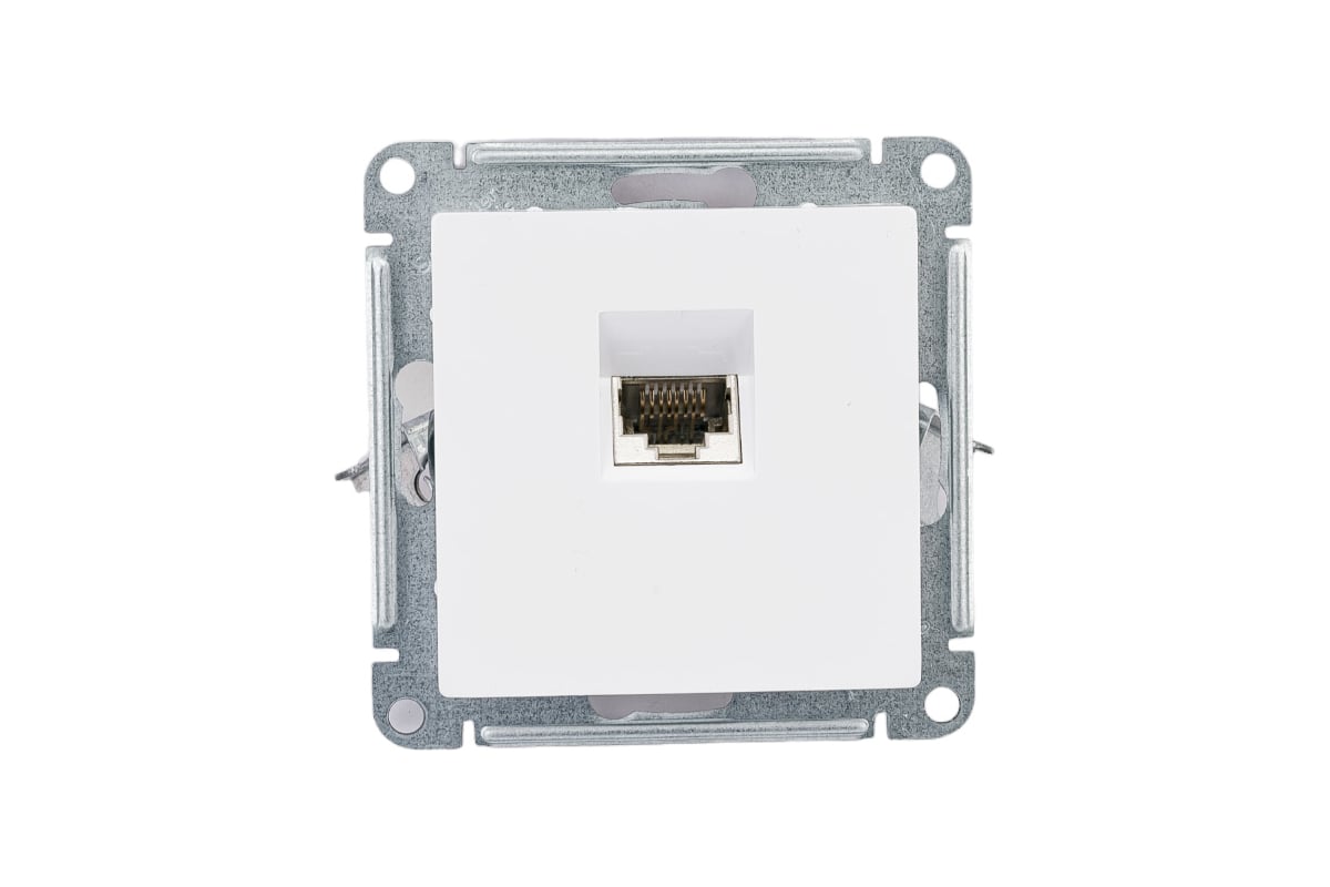 Компьютерная розетка Systeme Electric AtlasDesign Белый RJ45, кат. 6A ...