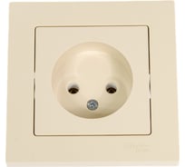 Розетка Systeme Electric AtlasDesign Беж б/з, 16А, в сборе SE ATN000240