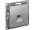 Розетка компьютерная Systeme Electric AtlasDesign, RJ45, кат. 6A, механизм, Алюминий ATN000386 1