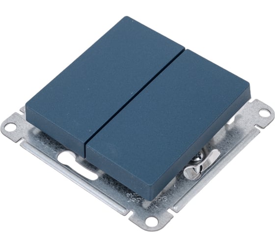 Переключатель Systeme Electric AtlasDesign Изумруд 2-клавишный сх.6, 10АХ, механизм SE ATN000865