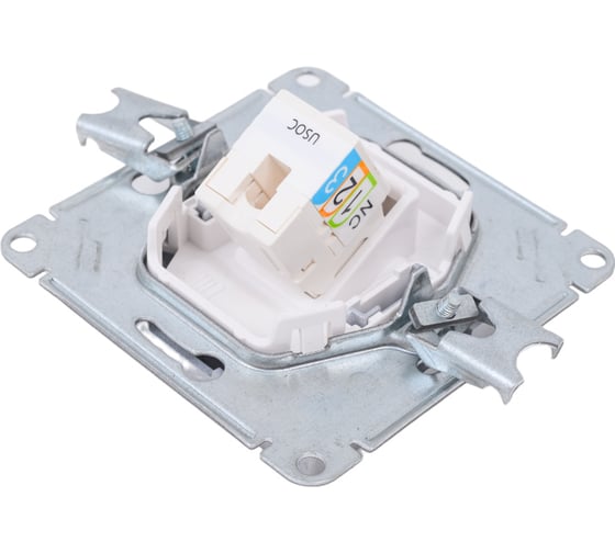 Телефонная Schneider розетка Electric AtlasDesign Алюминий RJ11, механизм SE ATN000381