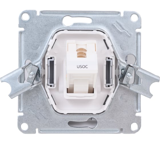 Телефонная Schneider розетка Electric AtlasDesign Алюминий RJ11, механизм SE ATN000381