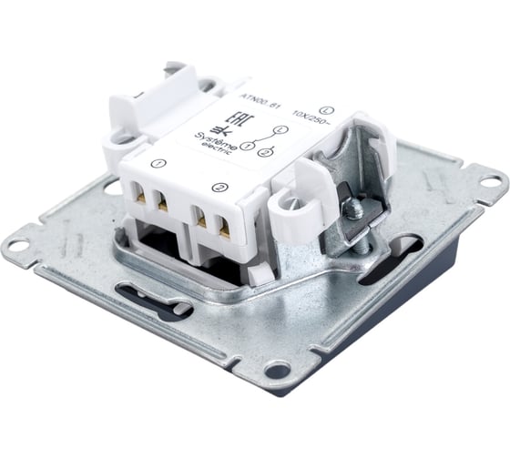 Переключатель Systeme Electric AtlasDesign Грифель 1-клавишный, сх.6, 10АХ, механизм SE ATN000761