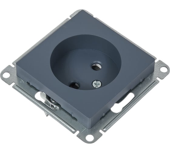 Розетка Systeme Electric AtlasDesign Грифель б/з со шторками, 16А, механизм SE ATN000749