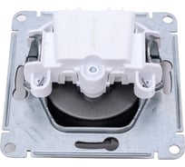Розетка Systeme Electric AtlasDesign Сталь б/з, 16А, механизм SE ATN000941