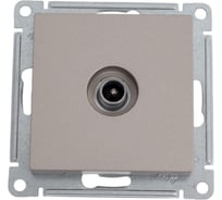 Розетка TV Systeme Electric AtlasDesign Шампань проходная 4DB, механизм SE ATN000592