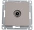 Розетка TV Systeme Electric AtlasDesign Шампань проходная 4DB, механизм SE ATN000592 1