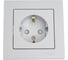 Розетка Systeme Electric AtlasDesign Алюминий с/з со шторками, 16А, в сборе SE ATN000344 1