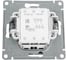 Переключатель Systeme Electric AtlasDesign Сталь 2-клавишный сх.6, 10АХ, механизм SE ATN000965 3