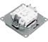 Переключатель Systeme Electric AtlasDesign Сталь 2-клавишный сх.6, 10АХ, механизм SE ATN000965 4