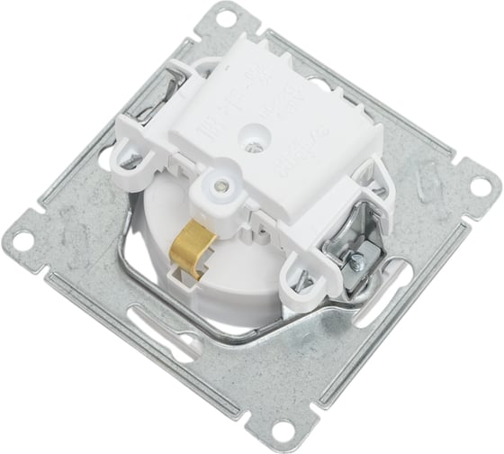 Розетка Systeme Electric AtlasDesign Art Бел с/з со шторками, 16А, механизм SE ATN200145