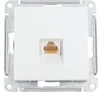 Телефонная розетка Systeme Electric AtlasDesign Жемчуг RJ11, механизм SE ATN000481