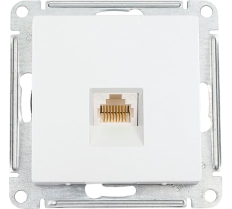 Телефонная розетка Systeme Electric AtlasDesign Жемчуг RJ11, механизм SE ATN000481