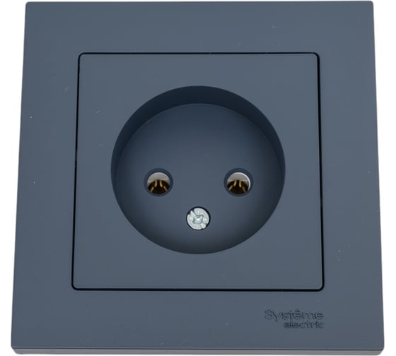Розетка Systeme Electric AtlasDesign Грифель б/з, 16А, в сборе SE ATN000740
